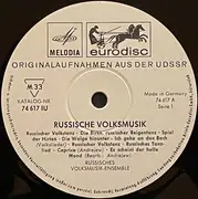 LP - Russisches Volksmusik-Ensemble - Russische Volksmusik