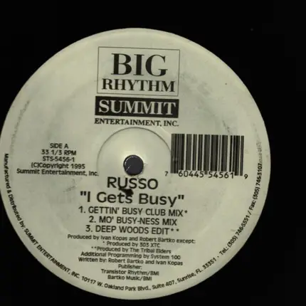 Russo - I Gets Busy