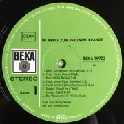 LP - Ruth Mönch Und Willy Seiler - Im Krug Zum Grünen Kranze