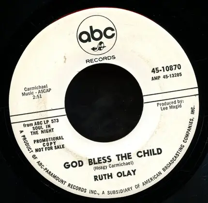 Ruth Olay - God Bless The Child / I Ain't Got Nothin' But The Blues
