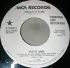 7inch Vinyl Single - Ruth Ann - Hello It's Me