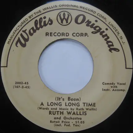 Ruth Wallis And Orchestra - Gimme (What You Promised Me)