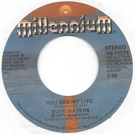 Ruth Waters - Never Gonna Be The Same / You Are My Life