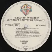 LP - Ry Cooder - Why Don't You Try Me Tonight? The Best Of Ry Cooder