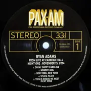 LP - Ryan Adams - Ten Songs From Live At Carnegie Hall