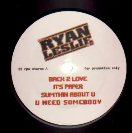 Ryan Leslie - Back 2 Love