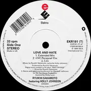12inch Vinyl Single - Ryuichi Sakamoto Featuring Holly Johnson - Love & Hate