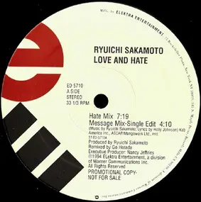 Ryuichi Sakamoto - Love And Hate