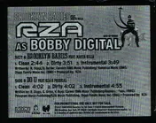 Rza As Bobby Digital - Brooklyn Babies / Do U