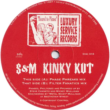 S & M - Kinky Kut