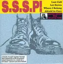 7inch Vinyl Single - S.S.S.P. - S.S.S.P! - Pink Vinyl with Yellow Splatters