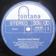 LP - Scott Walker - Attention! Scott Walker!