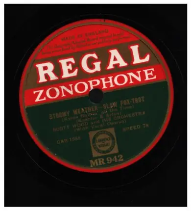 Scott Wood And His Orchestra - Stormy Weather / Spanish Sweetheart