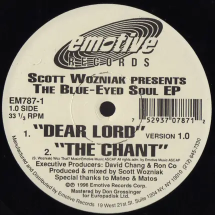 Scott Wozniak - The Blue-Eyed Soul EP