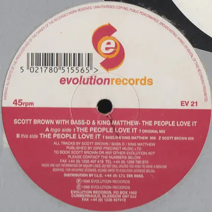 Scott Brown with Bass-D & King Matthew - The People Love It