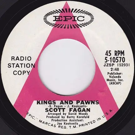 Scott Fagan - Kings And Pawns / Ashes