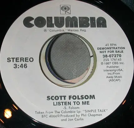 Scott Folsom - Listen To Me