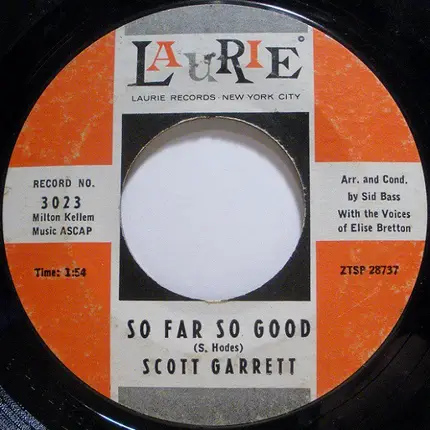 Scott Garrett - A House Of Love / So Far So Good