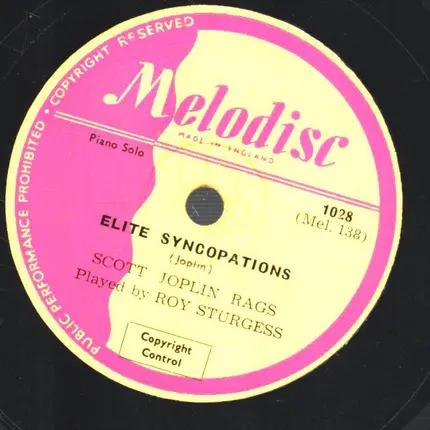 Scott Joplin Rags - Easy Winners / Elite Syncopations