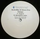 12inch Vinyl Single - Scott Mac & Simon Eve - Always