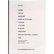DVD - Scott Matthew - Live At Basso In Berlin, May 2007 - Numbered