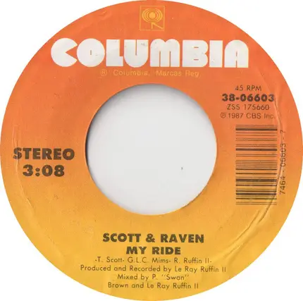 Scott & Raven - The Monkey Paw (A New Dance Kraze) / My Ride