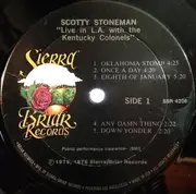 LP - Scotty Stoneman With The Kentucky Colonels - 1965 Live In L.A.