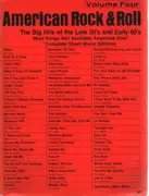 Paperback - Scores for 50's & 60's Pop Songs - American Rock & Roll: Volume Four