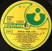 Double LP - Scorpions - World Wide Live - Gatefold