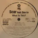 12inch Vinyl Single - Scar Feat. Cee-lo / Janelle Monáe - What Is This / Lettin' Go