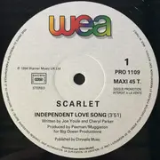 12inch Vinyl Single - Scarlet - Independent Love Song