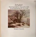 LP - Schubert / Tanejew-Quartett - Streichquartett Nr. 13 a-moll op. 29 Nr 1 D 804 / Streichquartettsatz Nr. 12 c-moll D 703 - black labels
