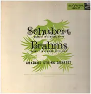 Schubert / Brahms / Amadeus String Quartet - Quartet In A Minor, Op. 29 / Quartet In A Minor, Op. 51, No. 2