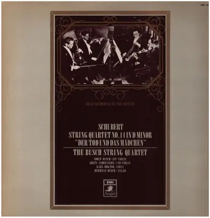 Schubert / Busch String Quintet - String Quintet No. 14