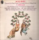 LP - Schubert / Carulli - Quartet for flute, guitar, viola & cello in G major D.96 / Trio For Flute, Viola & Guitar In G Major, Op.24 No.1