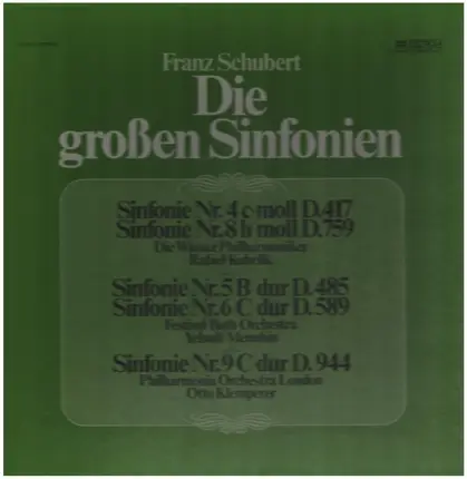 Schubert - Die großen Sinfonien