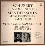 LP - Schubert / Mendelssohn-Bartholdy - Unvollendete / 'Italienische' Symphonie - mono