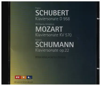 Schubert / Mozart / Schumann - Piano Sonatas