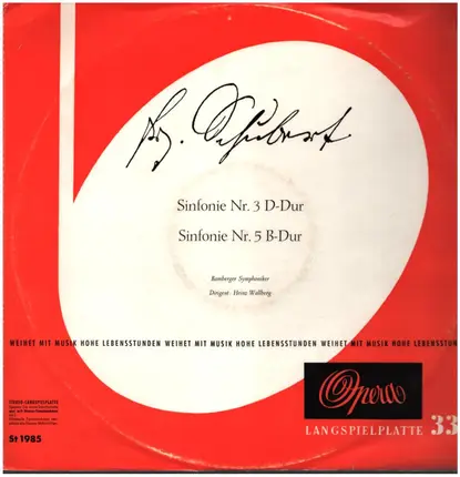 Schubert - Sinfonien Nr. 3 & 5