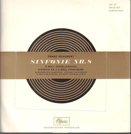 Schubert - Sinfonie Nr. 8 / Sinfonie Nr. 4
