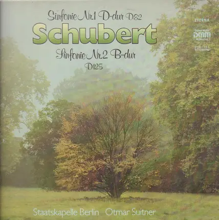 Schubert - Sinfonien Nr.1 D-dur, Nr. 2 B-dur