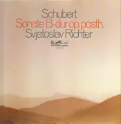 LP - Schubert - Sonate B-dur op. posth., Svjatoslav Richter - Gatefold