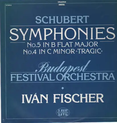 Schubert - Symphonies no.5 & 4