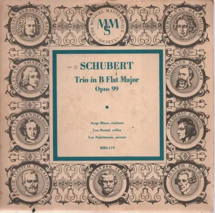 Schubert - Trio In B Flat Major, Opus 99