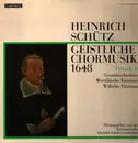 LP - Schütz - Geistliche Chormusik 1648 (Gesamtaufnahme Folge II)