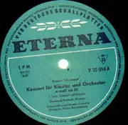 10'' - Schumann - G. Puchelt, F. Konwitschny w/ Gewandhausorchester Leipzig - Konzert Für Klavier Und Orchester A-moll Op. 54 - Mono