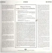 LP - Schumann / Brahms / Maureen Forrester - Lieder von Schumann und Brahms