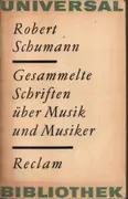 Paperback - Schumann - Gesammelte Schriften über Musik und Musiker