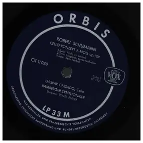 Robert Schumann - Cello-Konzert a-moll op 129 / Sonate für Arpeggione und Klavier a-moll