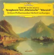LP - Schumann - Symphonie Nr.3 Rheinische,, Berliner Philh, Karajan